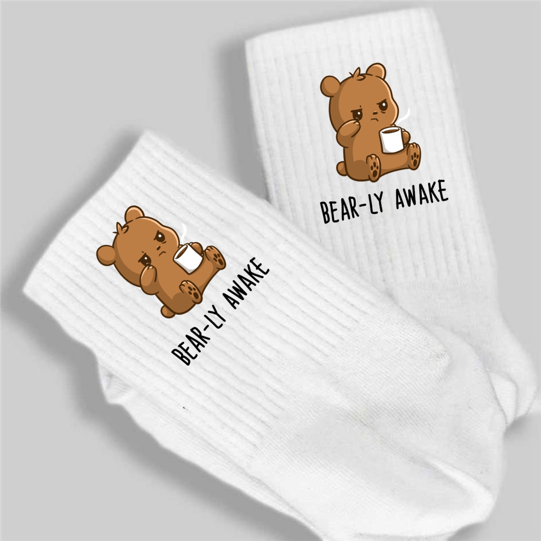 Bear-ly awake - Crew Socks