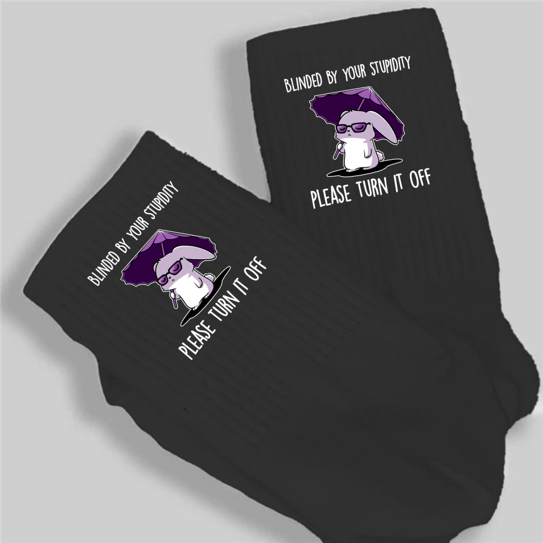Blindet by your stupidity - Crew Socks