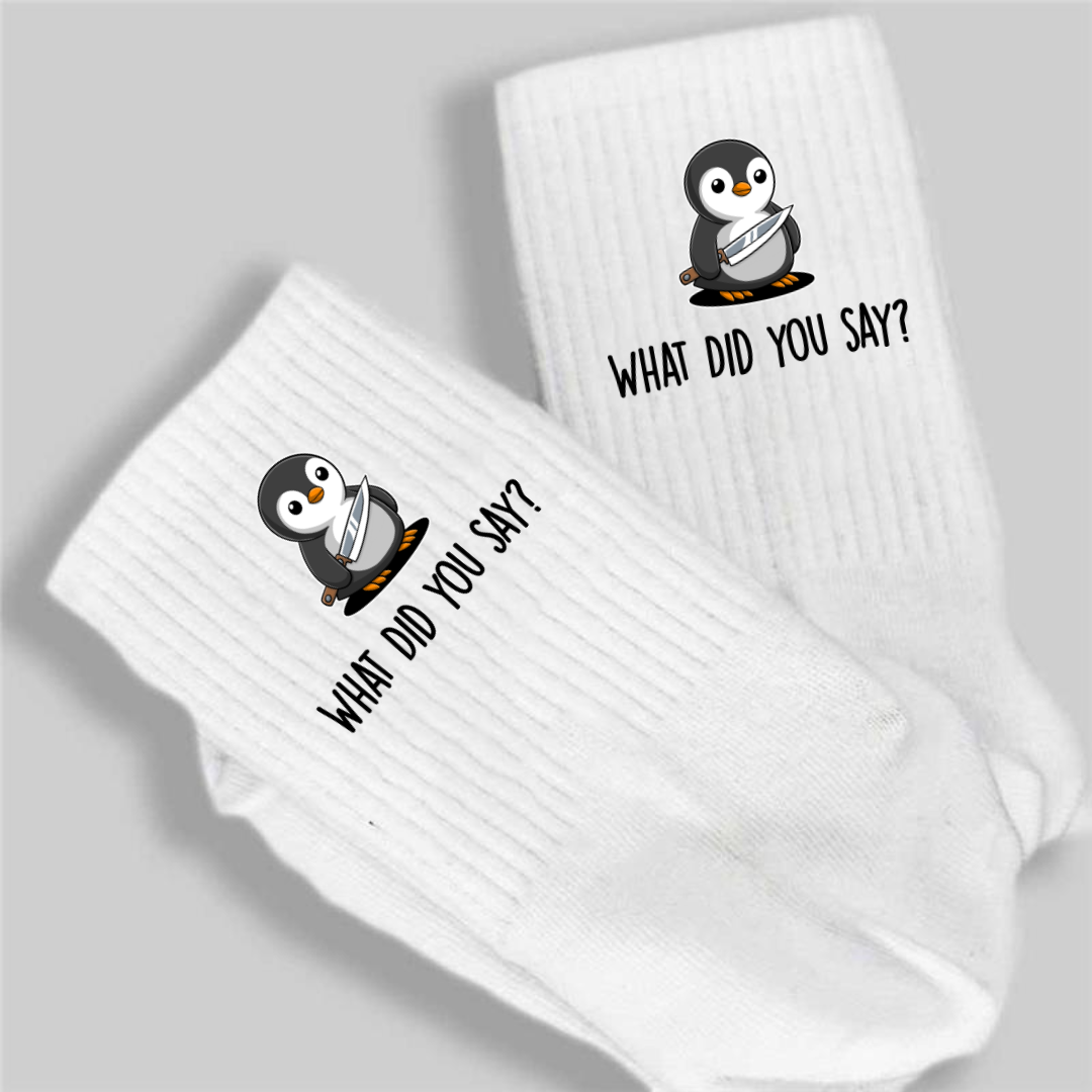What did you say - Crew Socks
