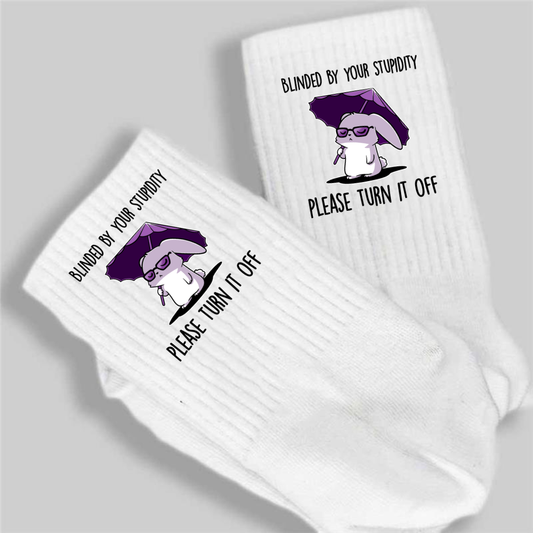 Blindet by your stupidity - Crew Socks