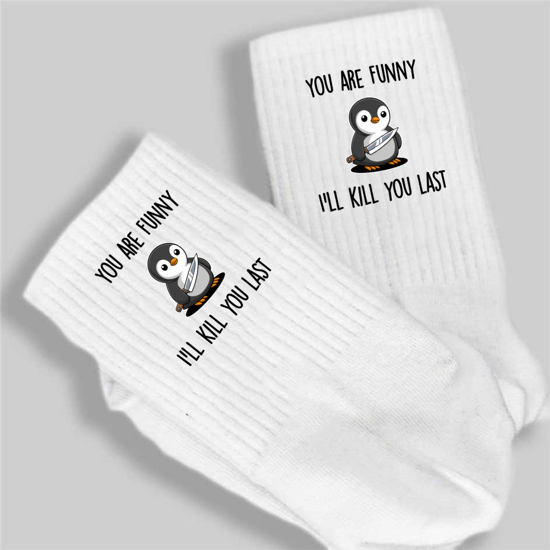 You are funny - Crew Socks