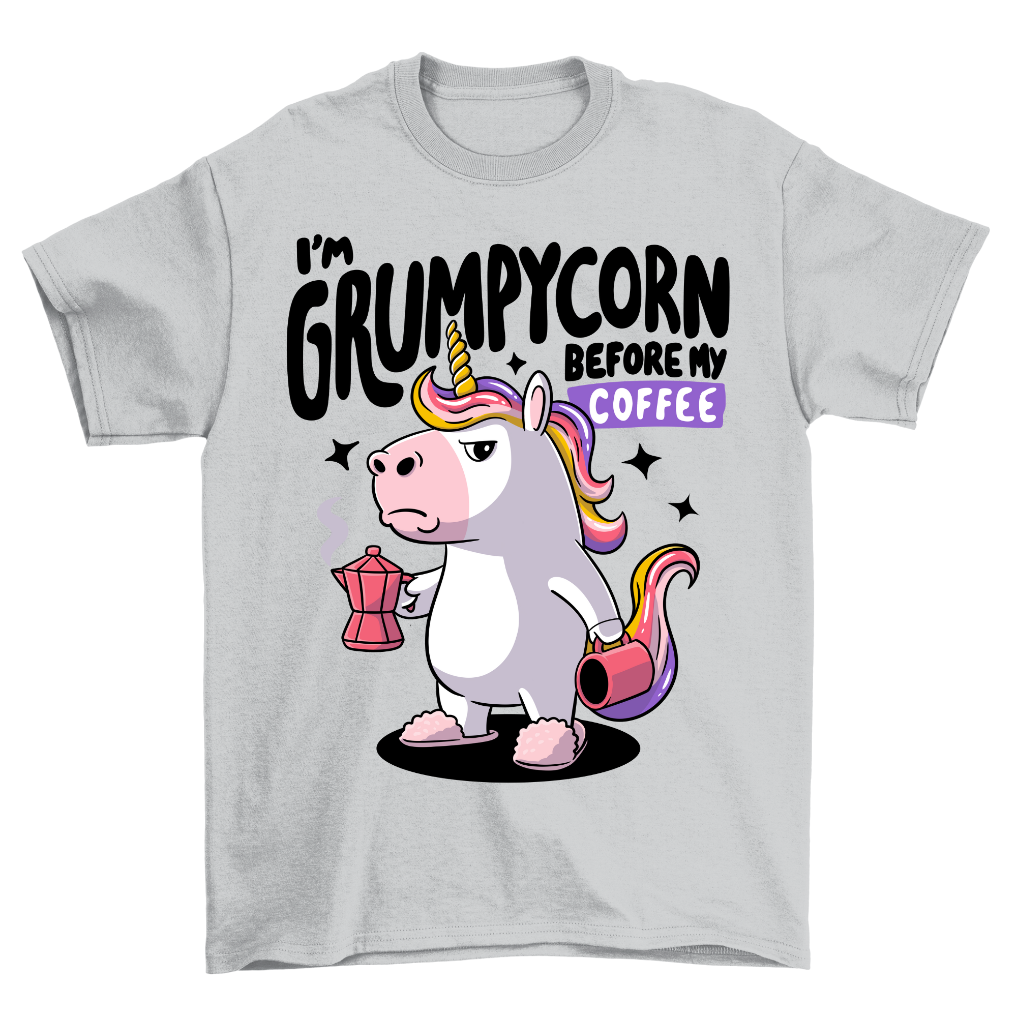 Grumpycorn - T-Shirt Unisex Frontprint