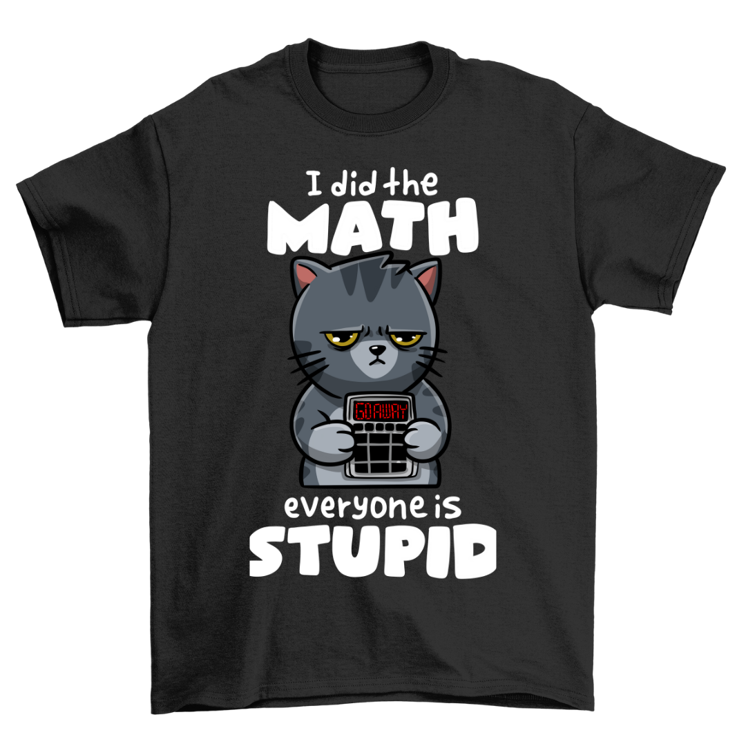 Math Cat - Shirt Unisex