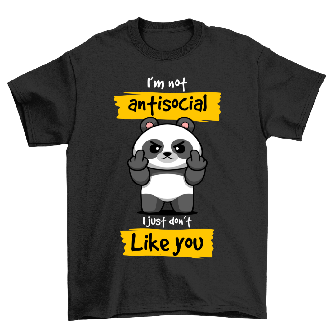 Antisocial Panda - Shirt Unisex