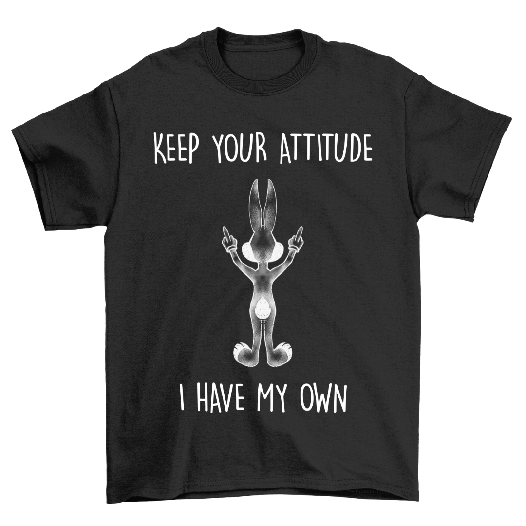 Keep your attitude Bunny - Basic Shirt