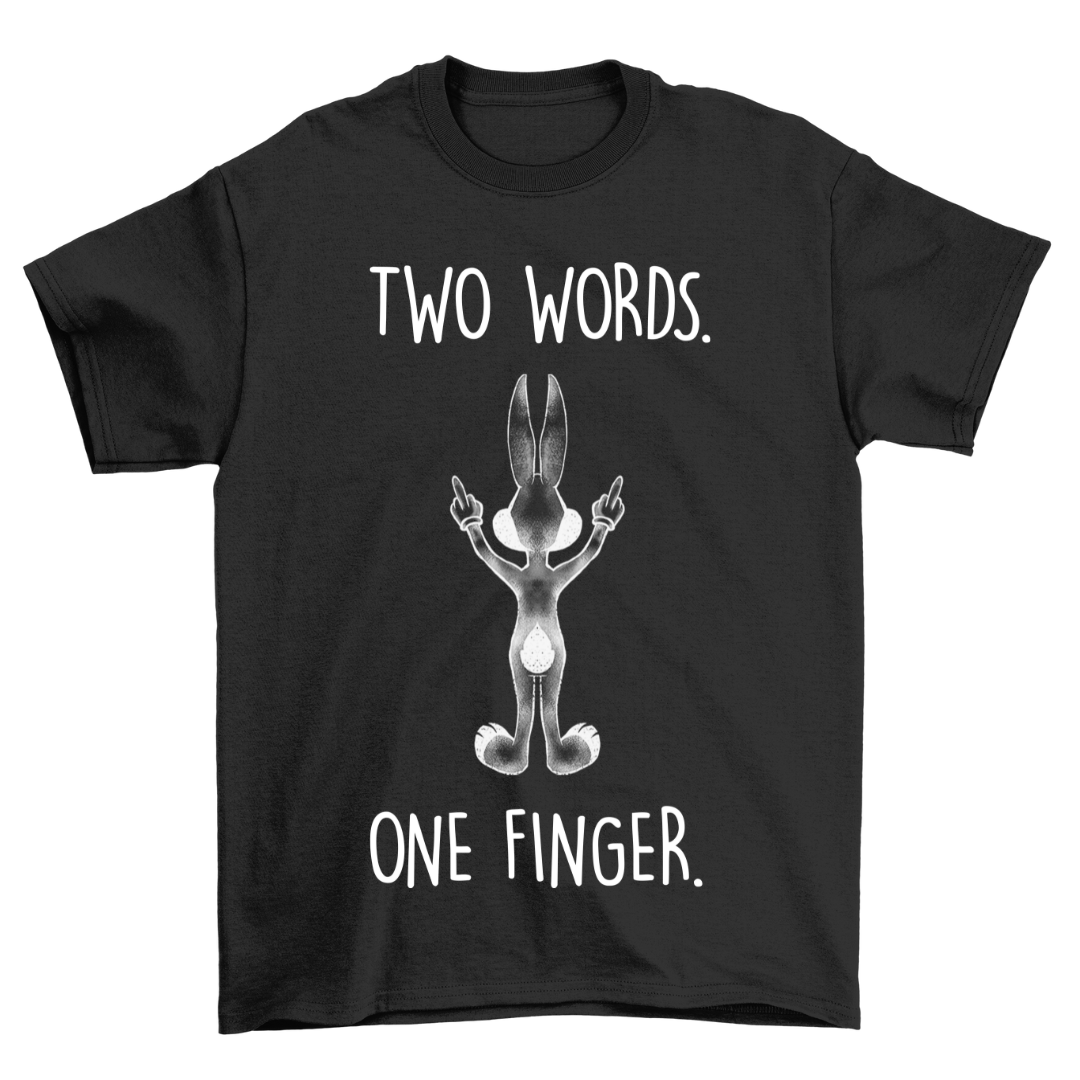 Two words Bunny - Basic Shirt
