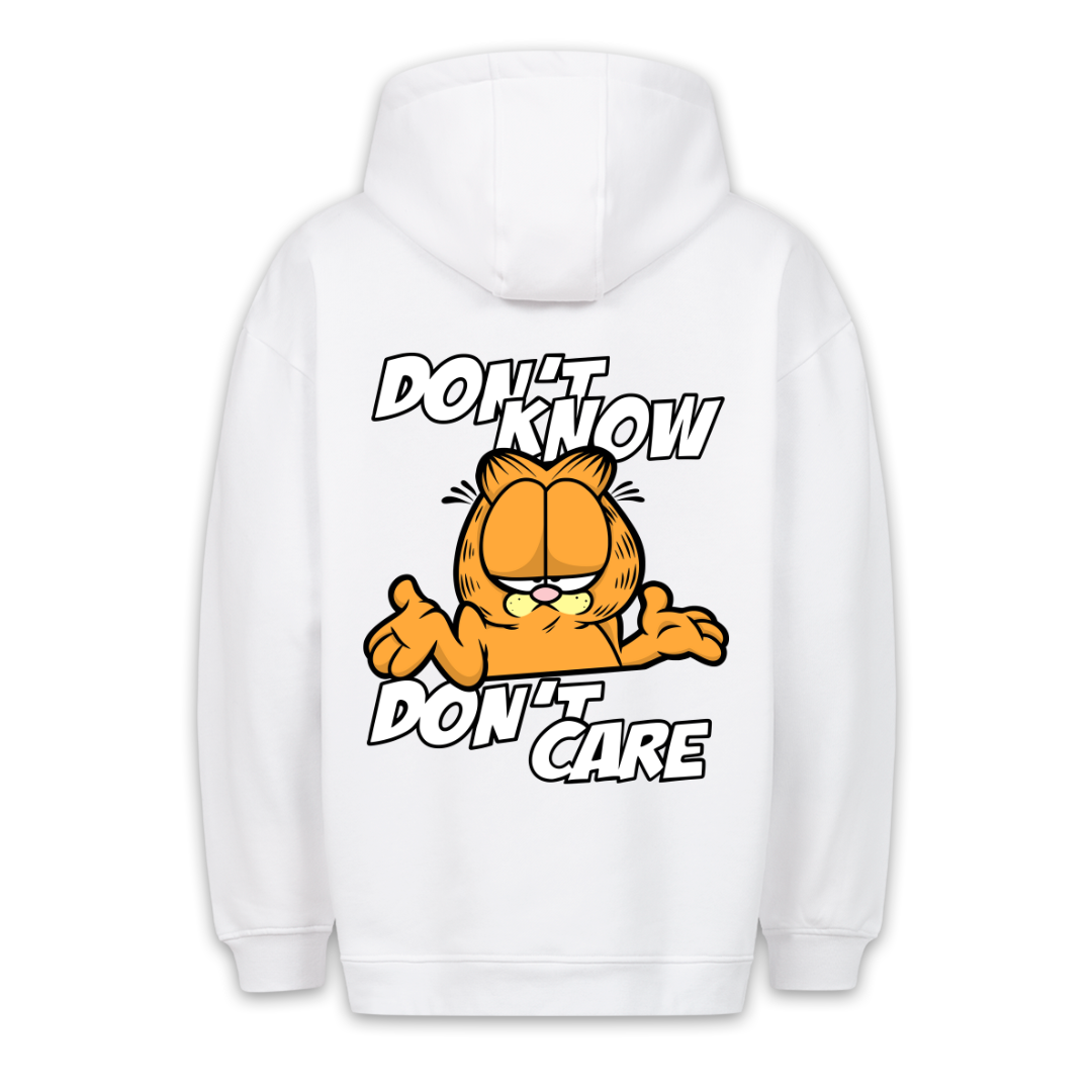 Don't Know - Hoodie Unisex Backprint