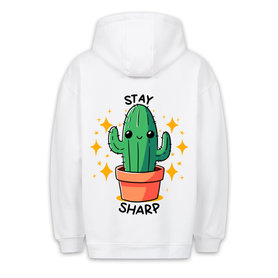 Sharp Cactus - Hoodie Unisex Backprint