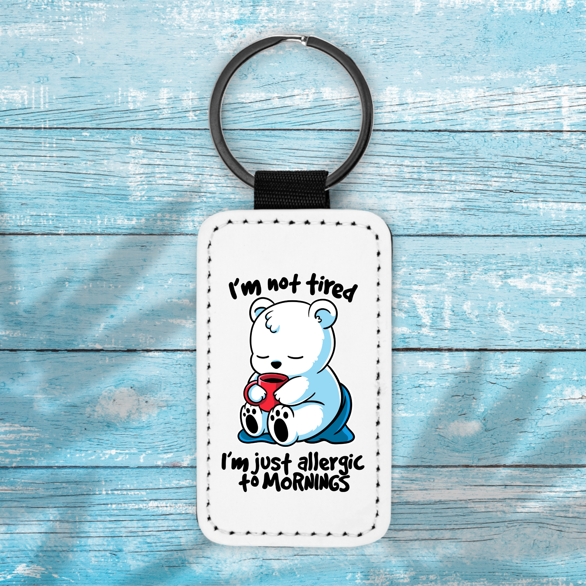 Allergic To Mornings - Key Chain
