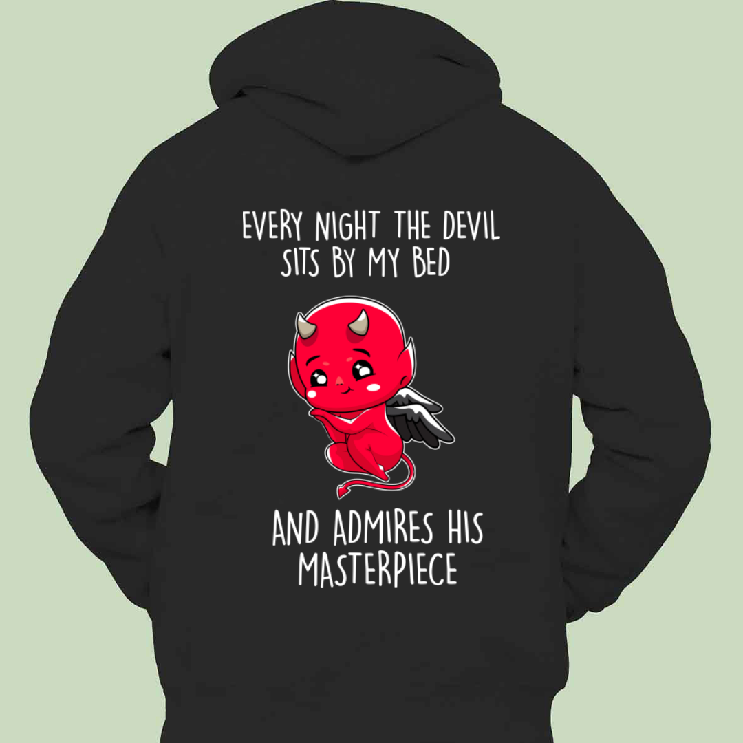 The Devil Sits By My Bed - Unisex Zipper