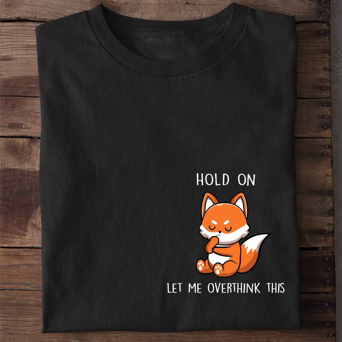 Hold On Fox - Shirt Unisex Chest