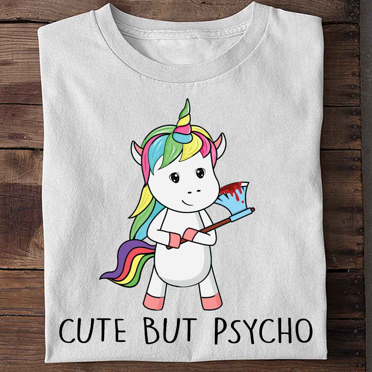 Psycho Unicorn - Shirt Unisex