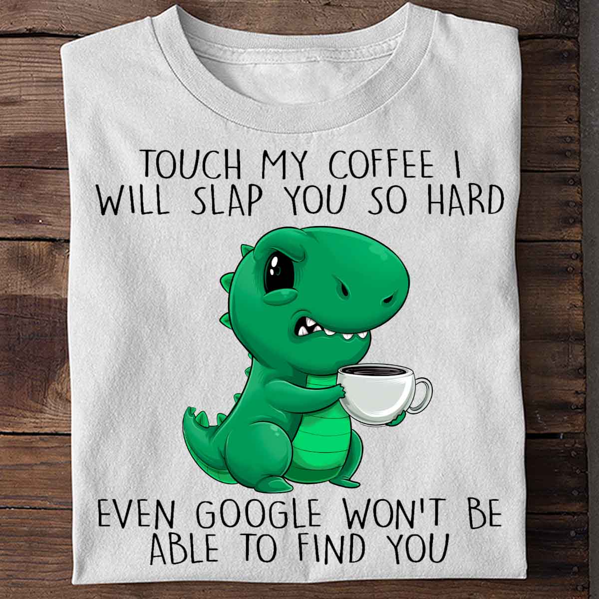 Google Cute Angry Dinosaur - Shirt Unisex