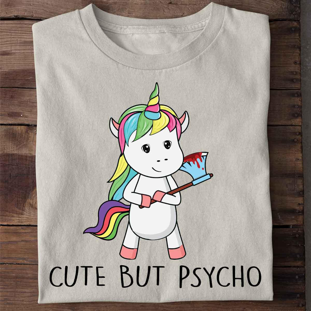 Psycho Unicorn - Shirt Unisex