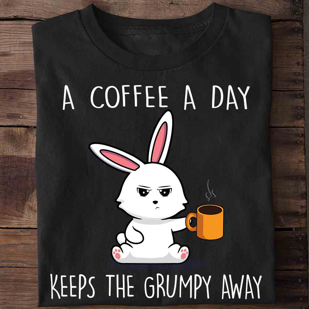 Grumpy Cute Bunny - Shirt Unisex