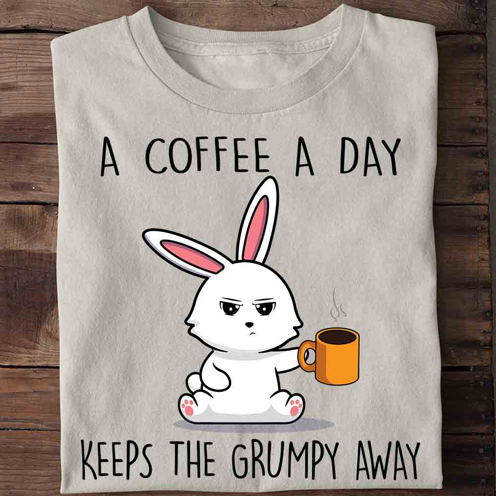 Grumpy Cute Bunny - Shirt Unisex