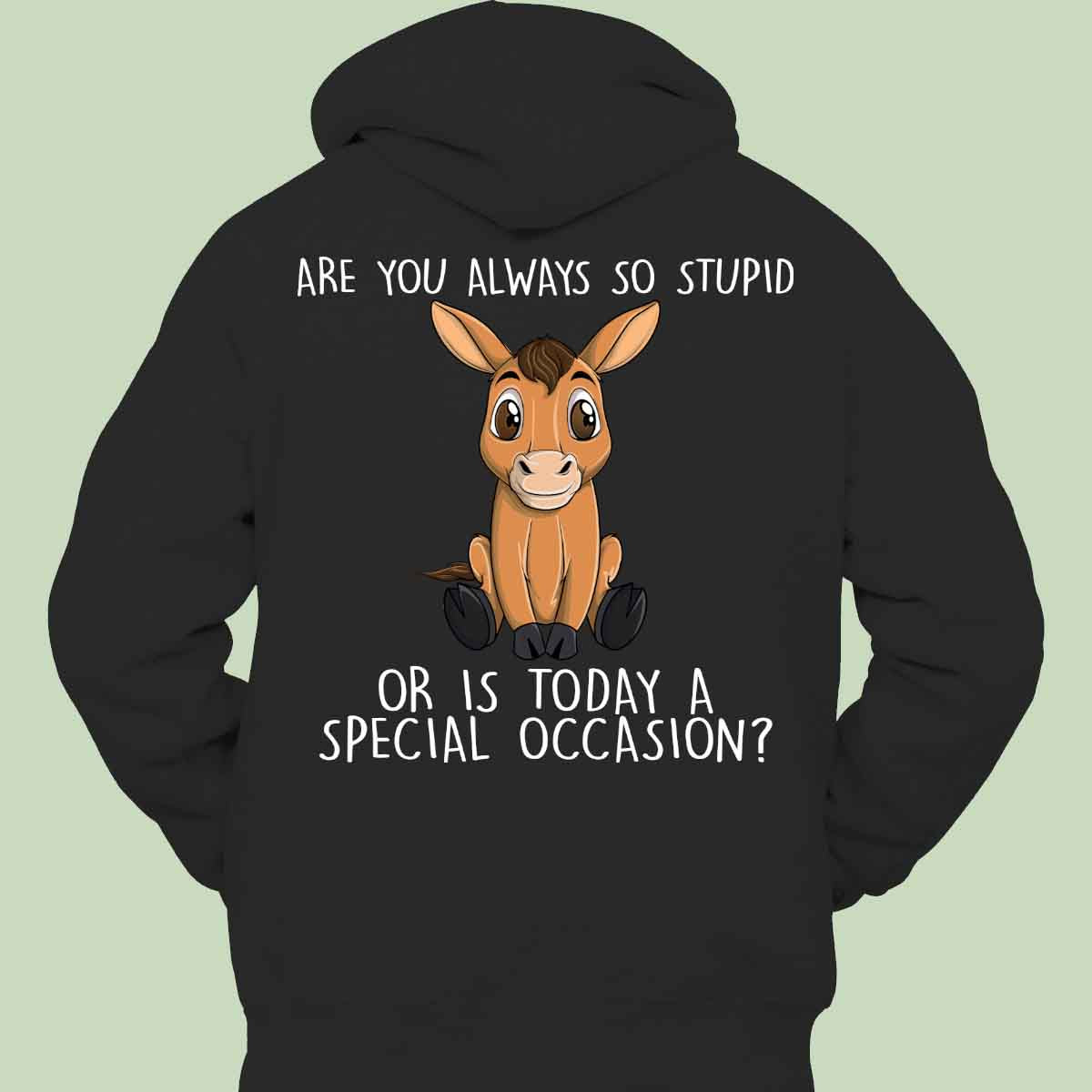 Occasion Horse - Hoodie Unisex Backprint