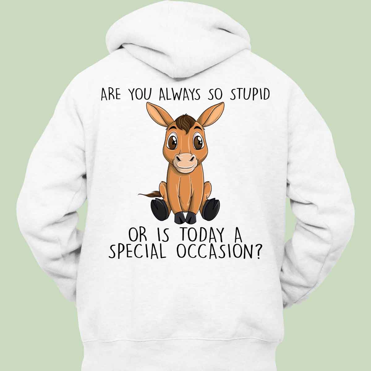 Occasion Horse - Hoodie Unisex Backprint