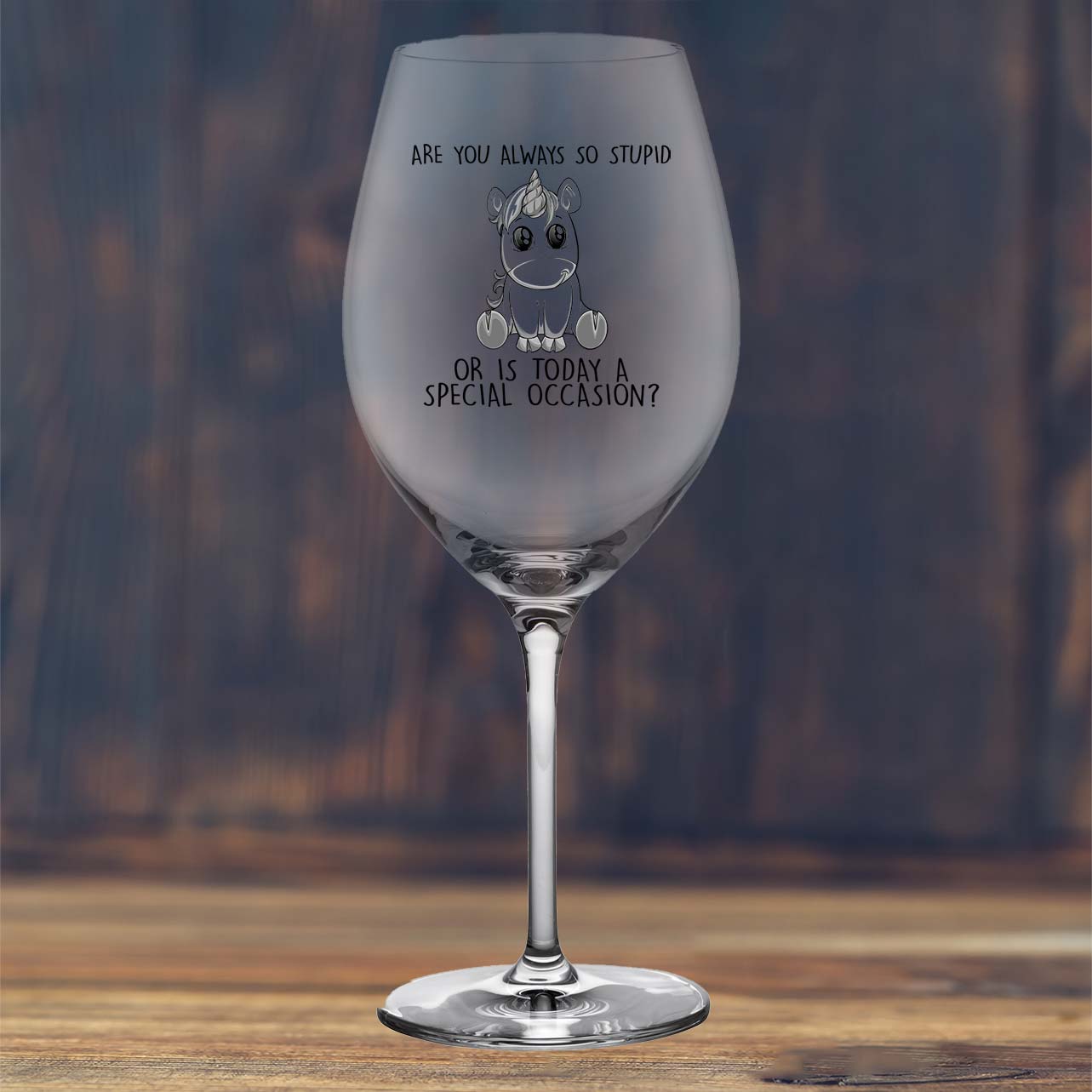 Occasion Unicorn - Wine glass