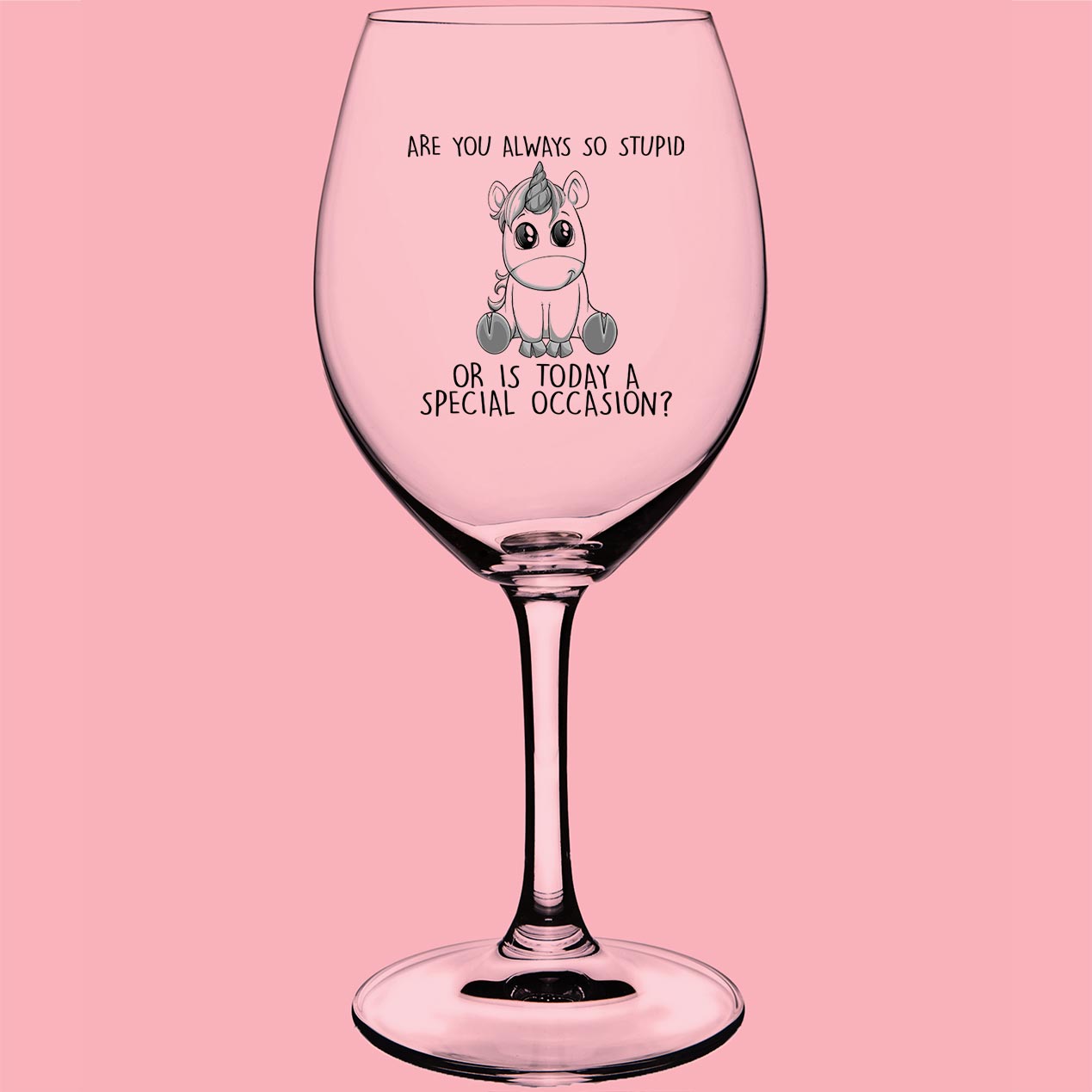 Occasion Unicorn - Wine glass