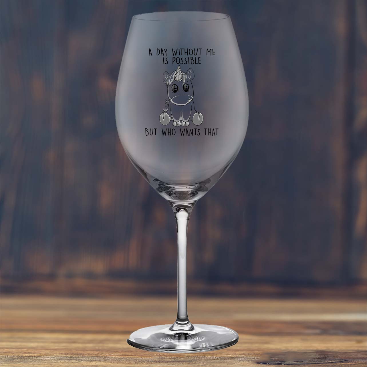 Possible Unicorn - Wine glass