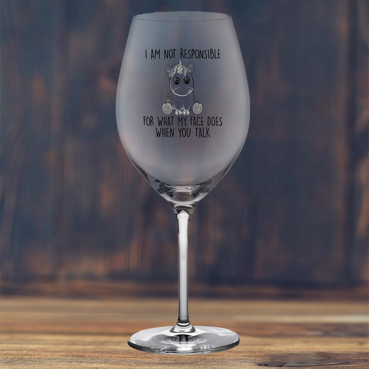 Responsible Unicorn - Wine glass