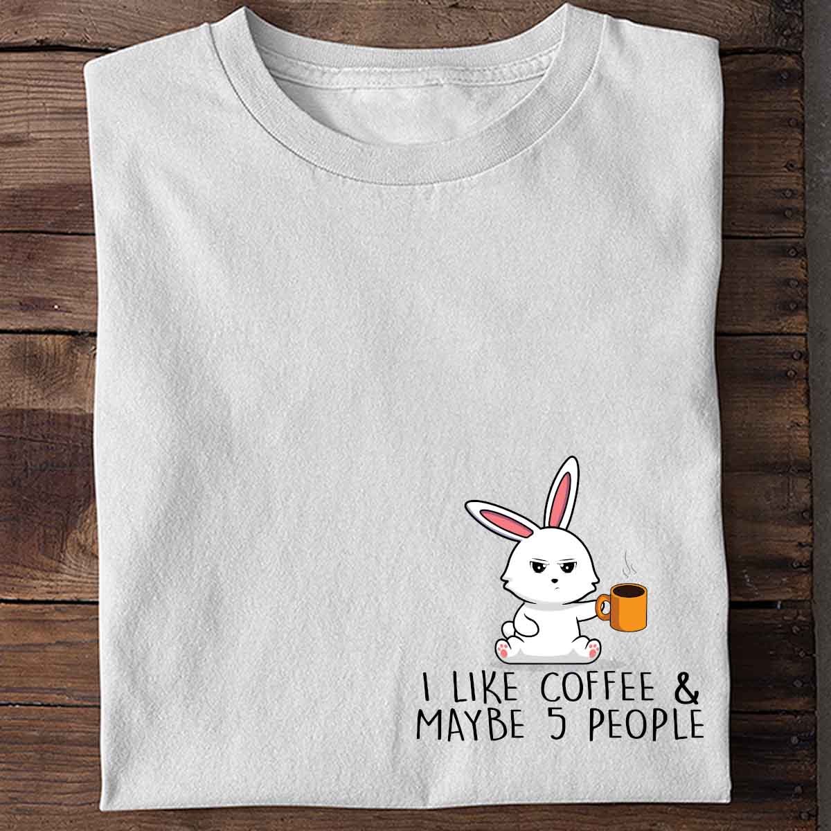5 People Cute Bunny - Shirt Unisex Chest