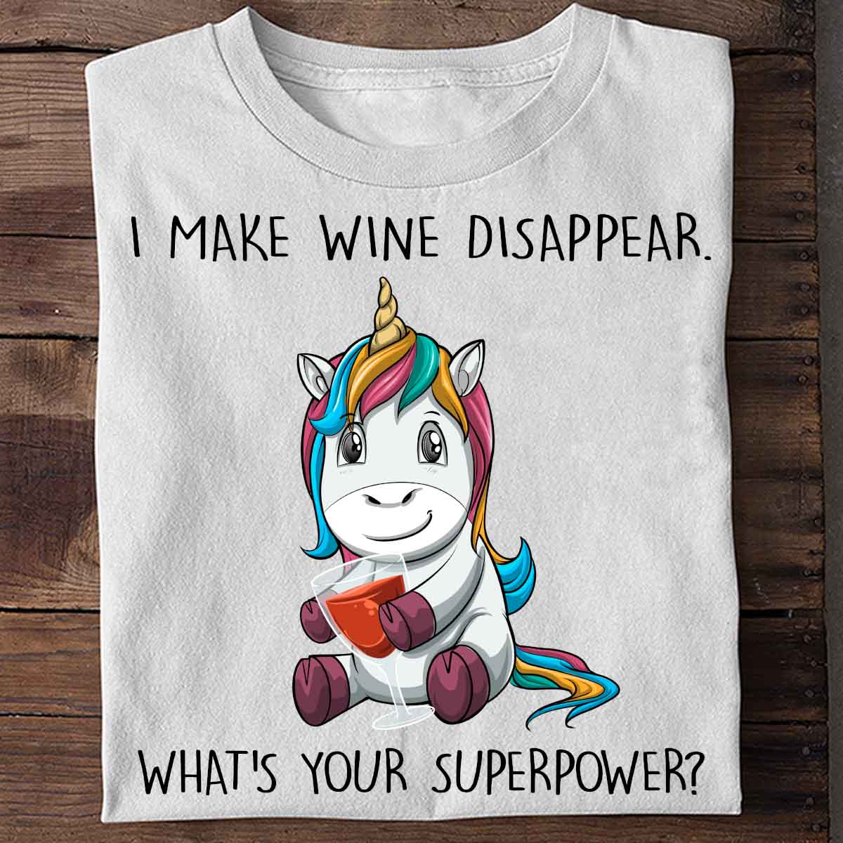 Disappear Winecorn - Shirt Unisex