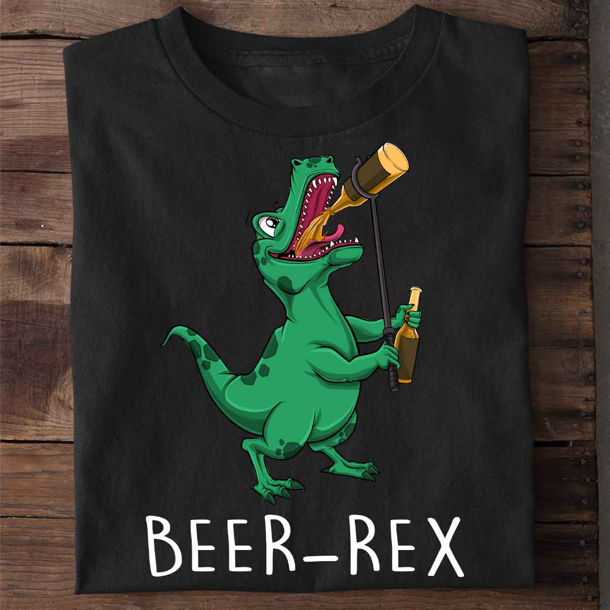 Beer-Rex T-Rex - Shirt Unisex