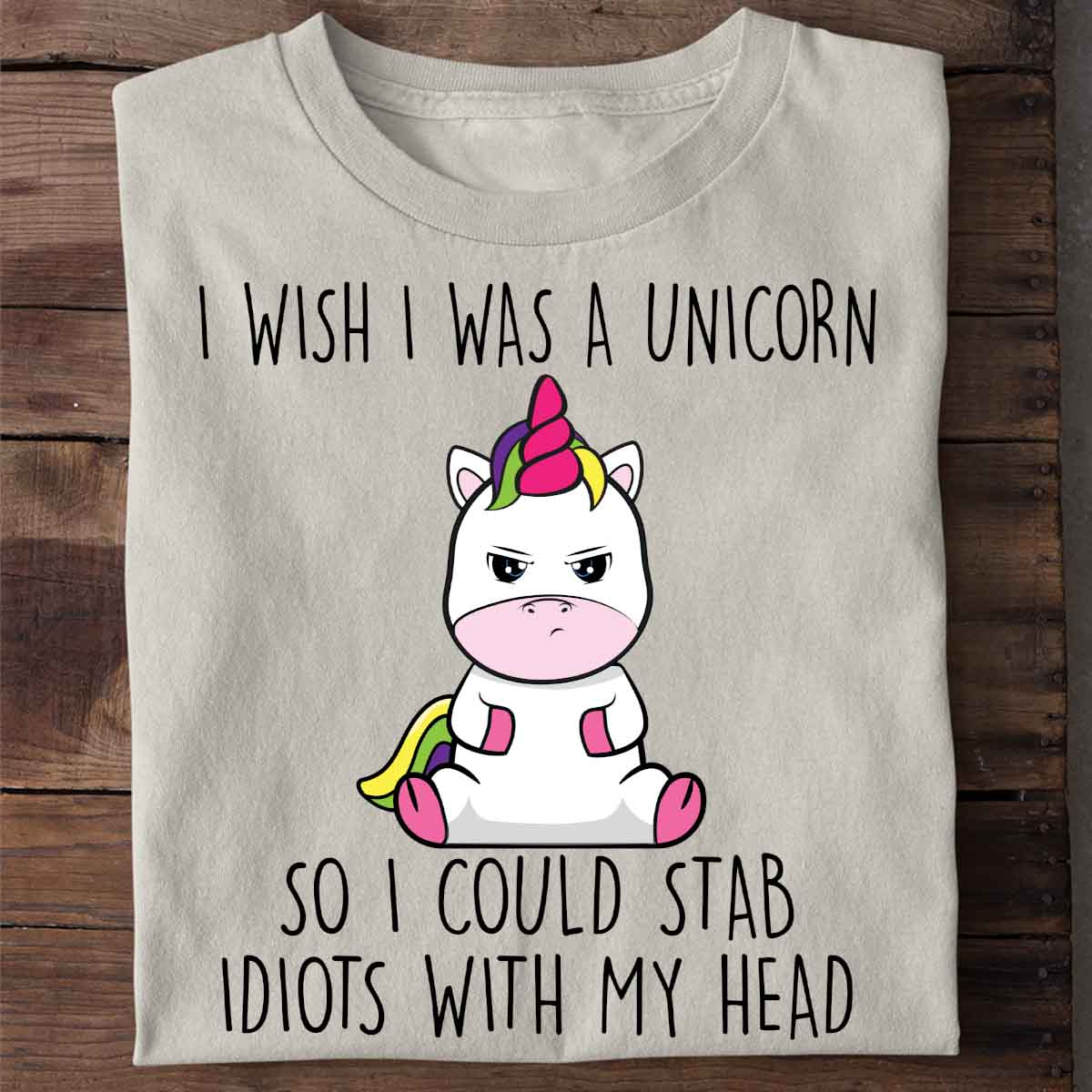 Wishing Cute Unicorn - Shirt Unisex