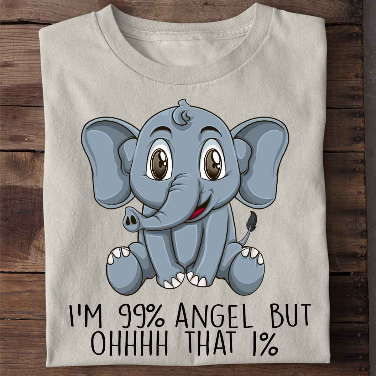 Angel Elephant - Shirt Unisex