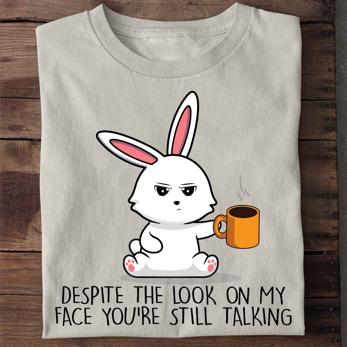 Face Cute Bunny - Shirt Unisex