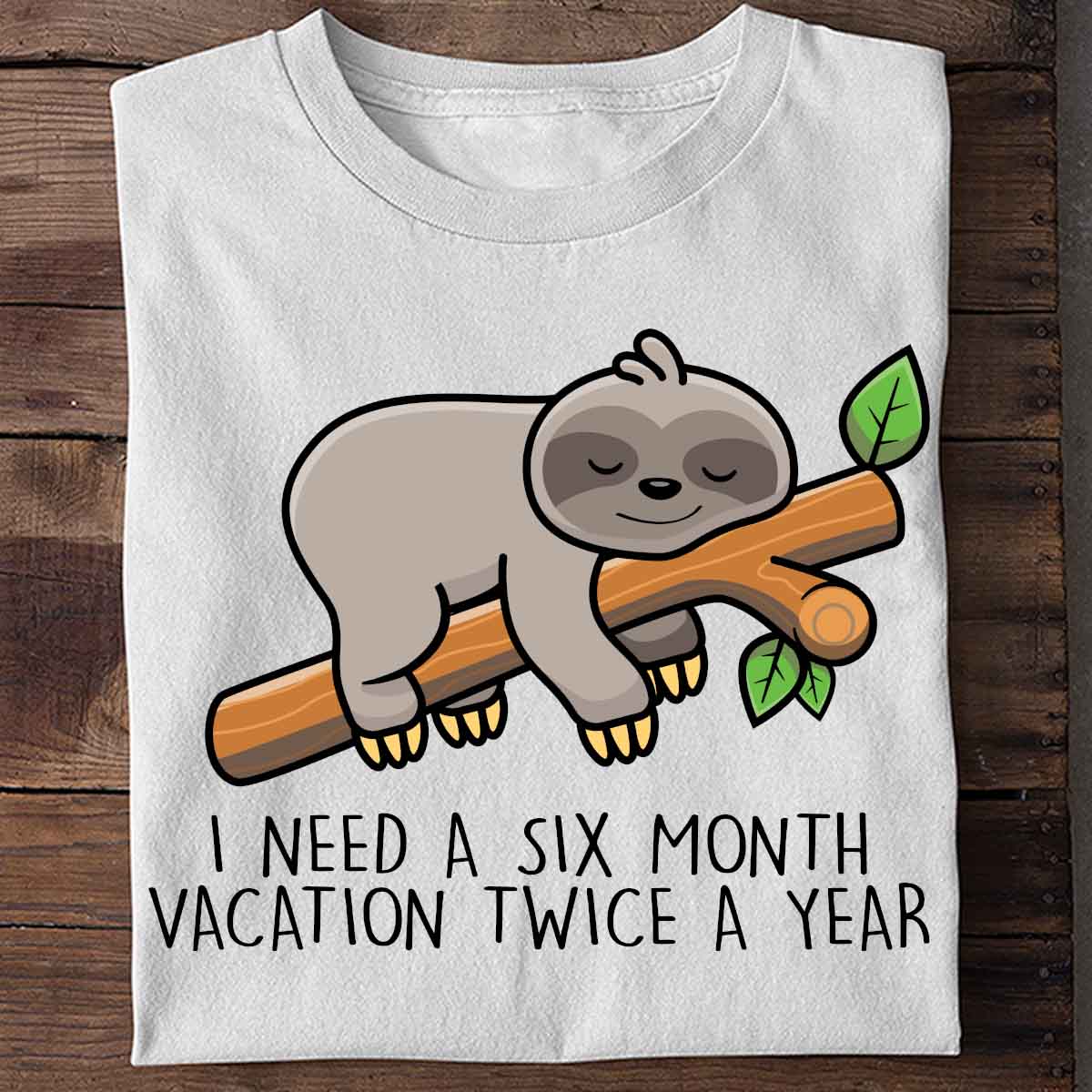 Vacation Sloth - Shirt Unisex