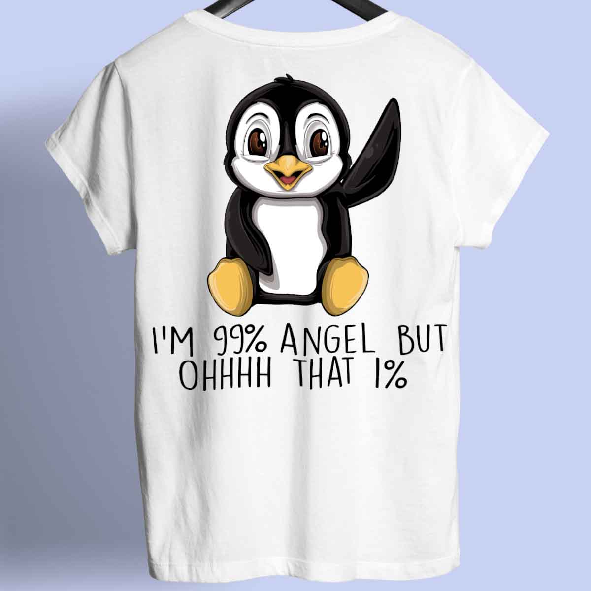 Angel Penguin - Shirt Unisex Backprint