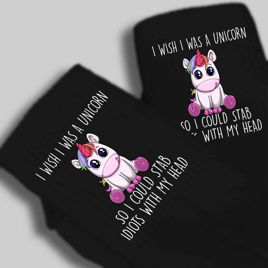 Wishing Unicorn - Premium Socks Long