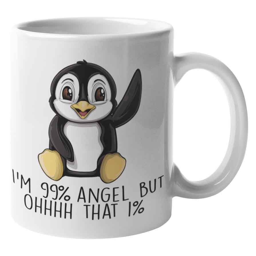 Angel Penguin - Mug