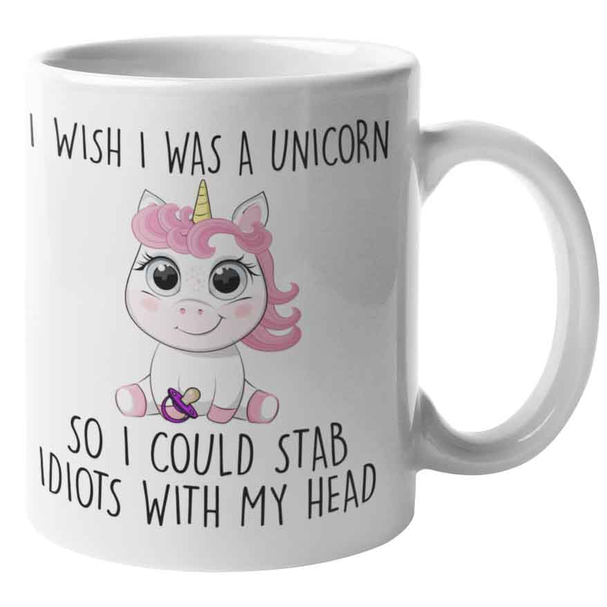 Wishing Baby Unicorn - Mug