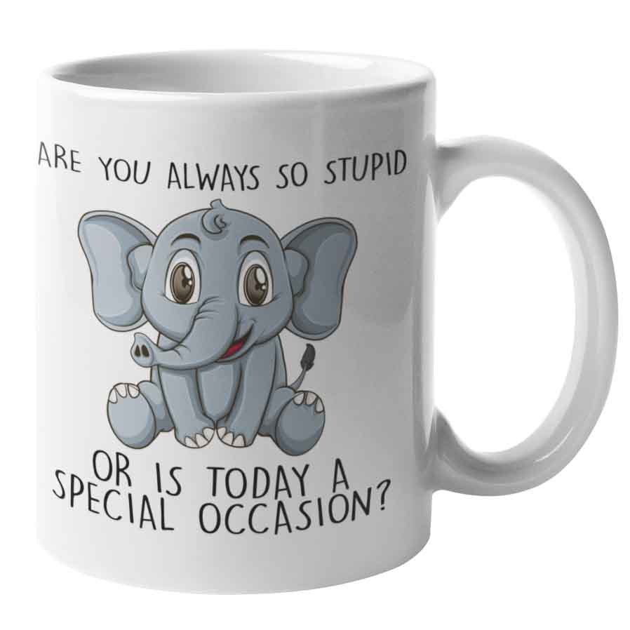 Occasion Elephant - Mug