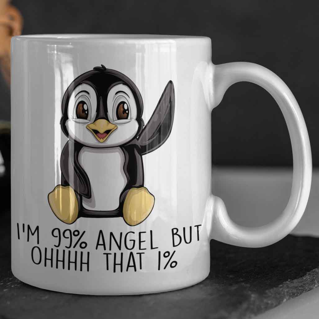 Angel Penguin - Mug