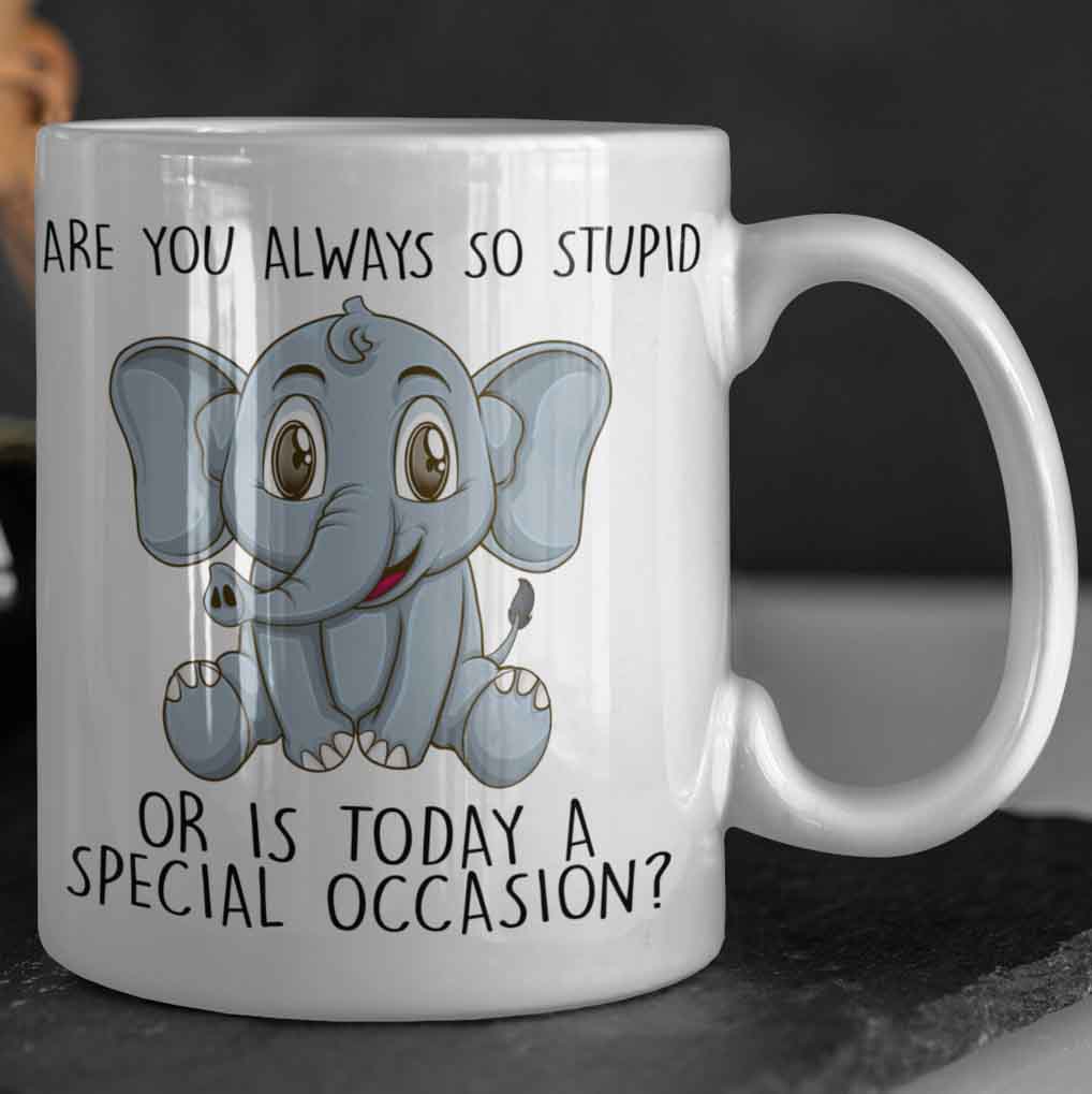 Occasion Elephant - Mug