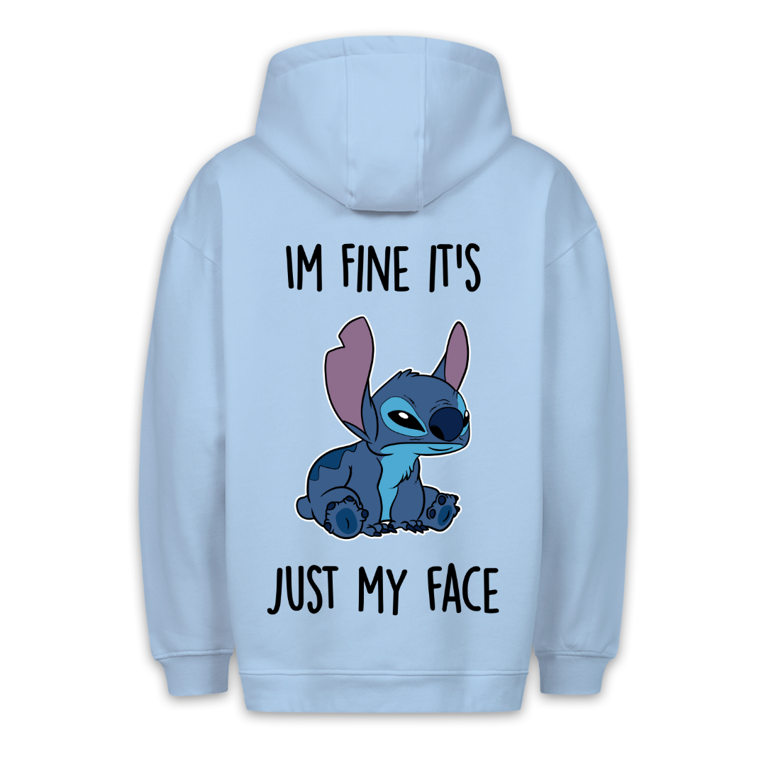 Just My Face - Hoodie Unisex Backprint