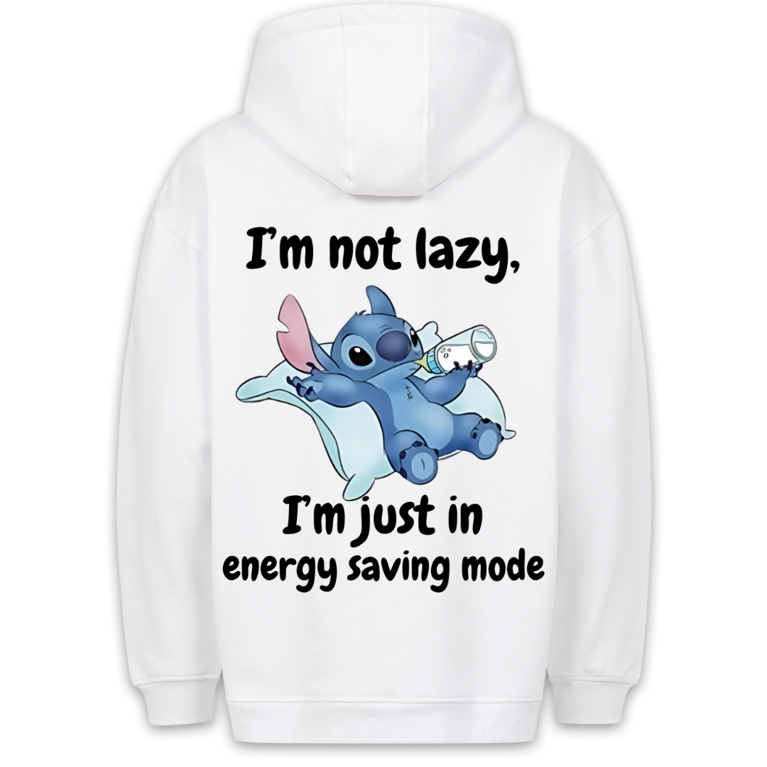 I'm not lazy - Hoodie Unisex Backprint