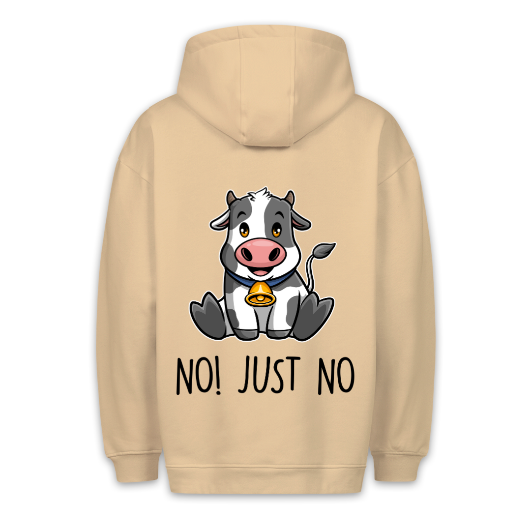 No! Cow - Hoodie Unisex Rückendruck
