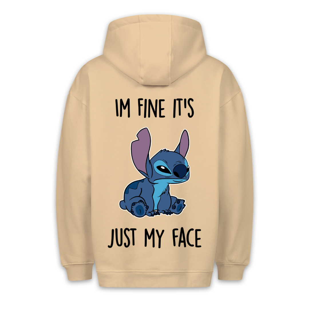 Just My Face - Hoodie Unisex Backprint