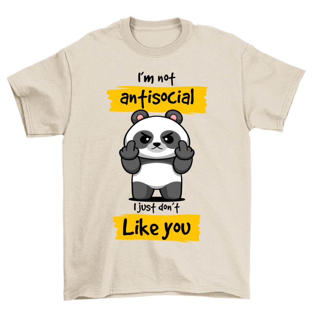 Antisocial Panda - Shirt Unisex