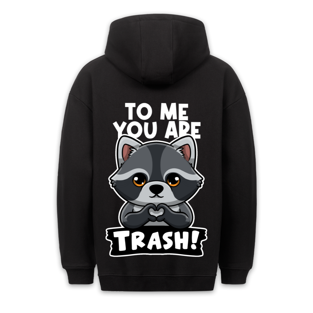 Trash Raccoon - Hoodie Unisex Backprint