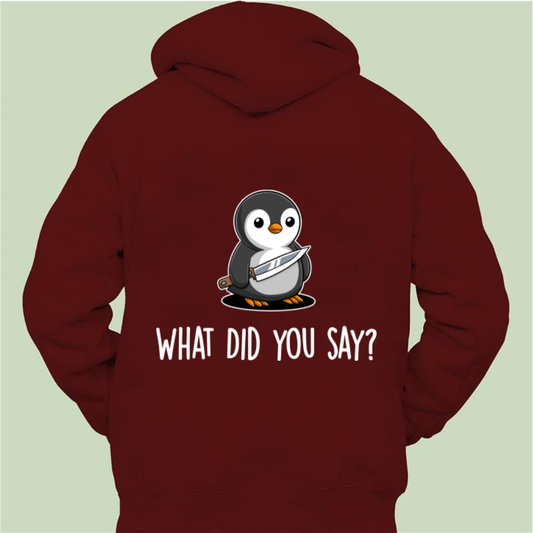 Why Did You Say - Unisex Zipper