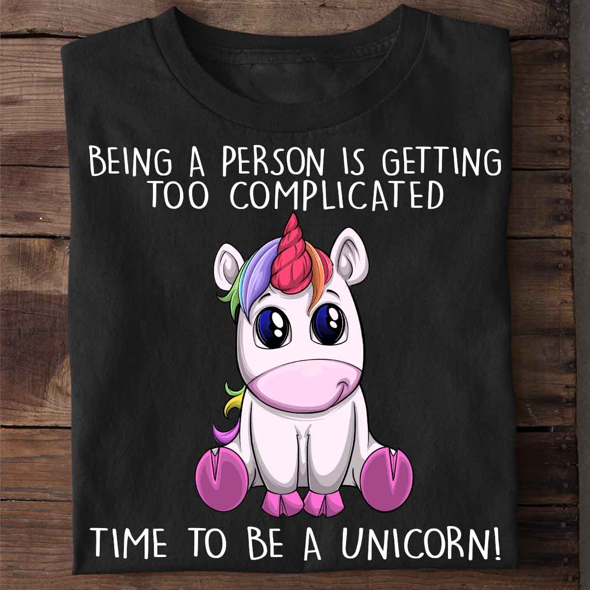 Complicated Unicorn - Shirt Unisex