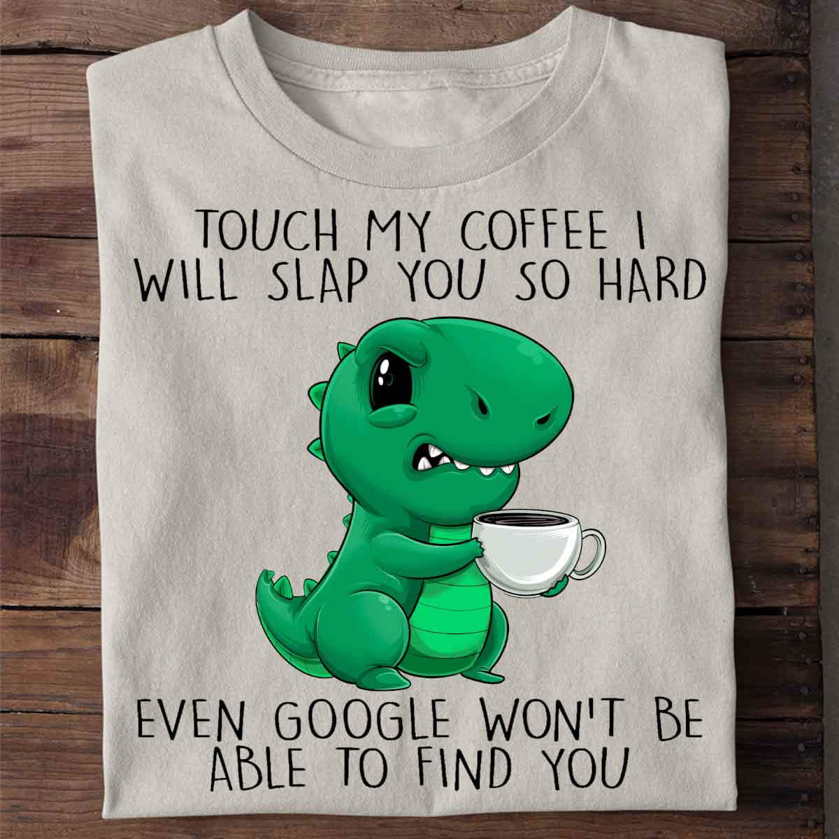 Google Cute Angry Dinosaur - Shirt Unisex