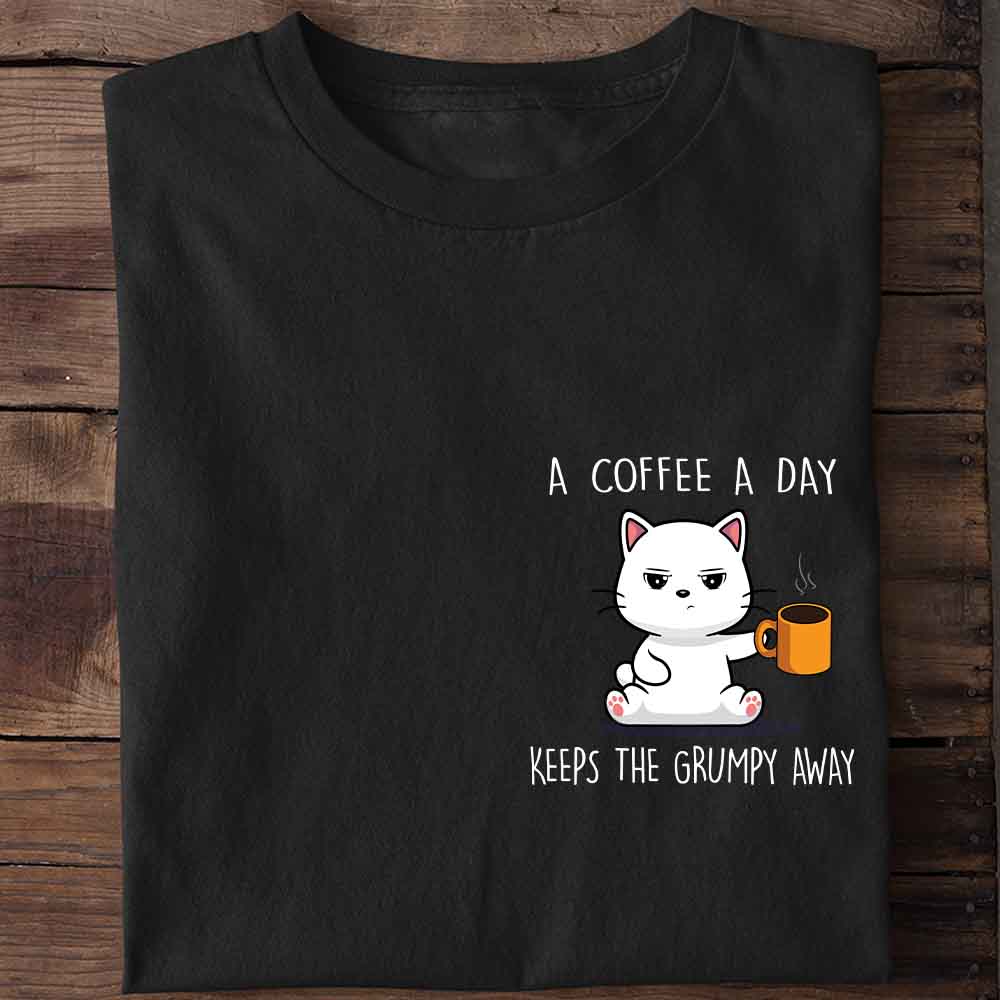 Grumpy Cute Cat - Shirt Unisex Chest